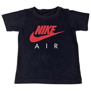 NIKE BOY'S AIR JORDAN TODDLER T-SHIRT BLACK SMALL SIZE 4-5